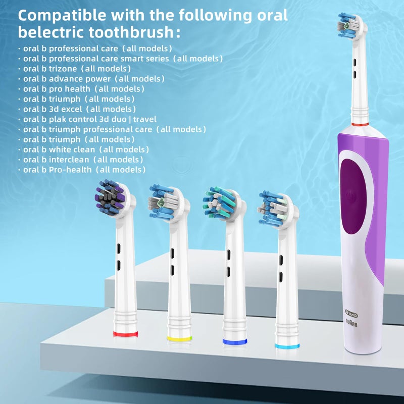 FIRIK Electric Toothbrush Replacement Heads 16 Pack/Compatible Oral B Braun Replacement Brush Heads/Compatible Oral B Replacement Brush Heads - Image 4