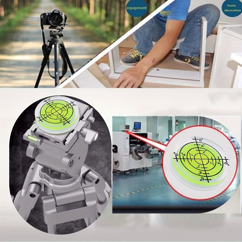 Mini Circular Bubble Level 32mm X 7mm Green 3pcs For Measuring Horizontal Alignment Of Turntables Cameras Tripods And Telescopes - Image 5