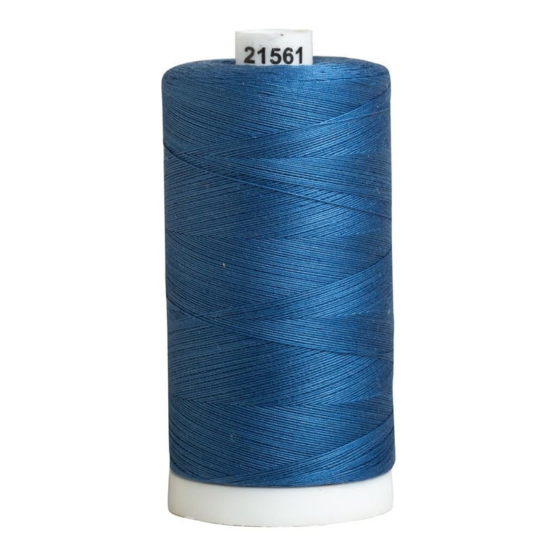 Connecting Threads 100 Cotton Sewing Thread 1200 Yard Spool Admiral Blue
