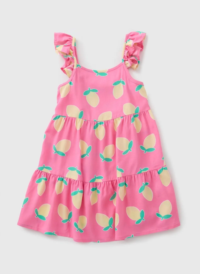 Matalan Girls Pink Lemon Dress