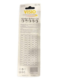 Visio VISIO LR44 BUTTON BATTERIES 10 PCS MODEL: LR44  - Image 2