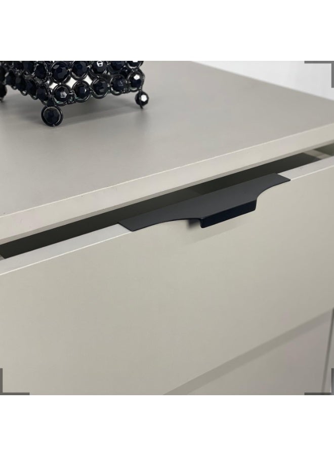 Aluminum Slim Furniture Knob for Cabinet Cabinet Drawer Door 30CM (Black) - Image 1