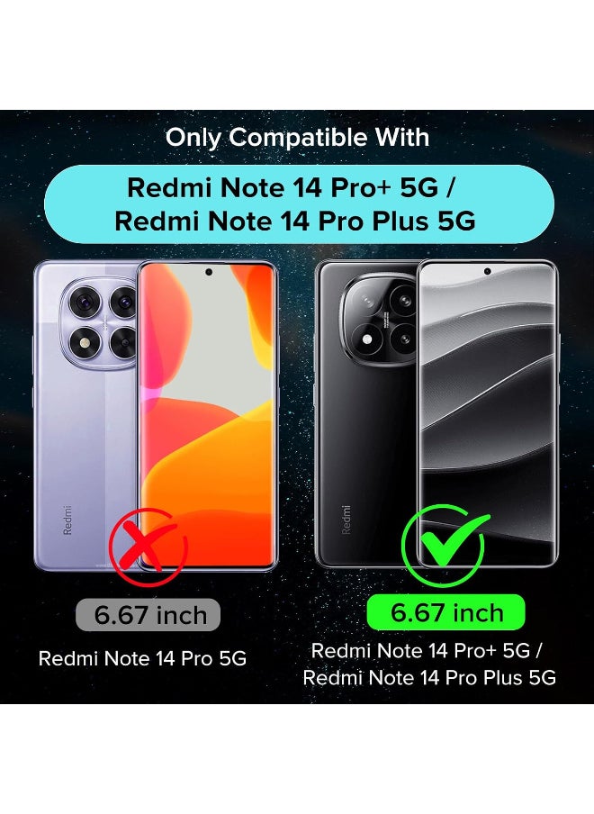 Generic - Shockproof Transparent Case Compatible with Xiaomi Redmi Note 14 Pro Plus - Image 1