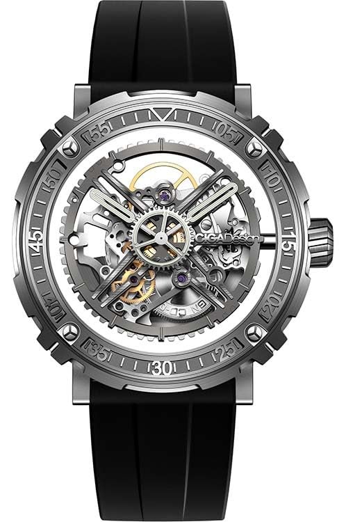 CIGA Design Stainless Steel Men M Series Magician Dial Color Silver Analog Watch -M051-Ss01-W6B - Image 1