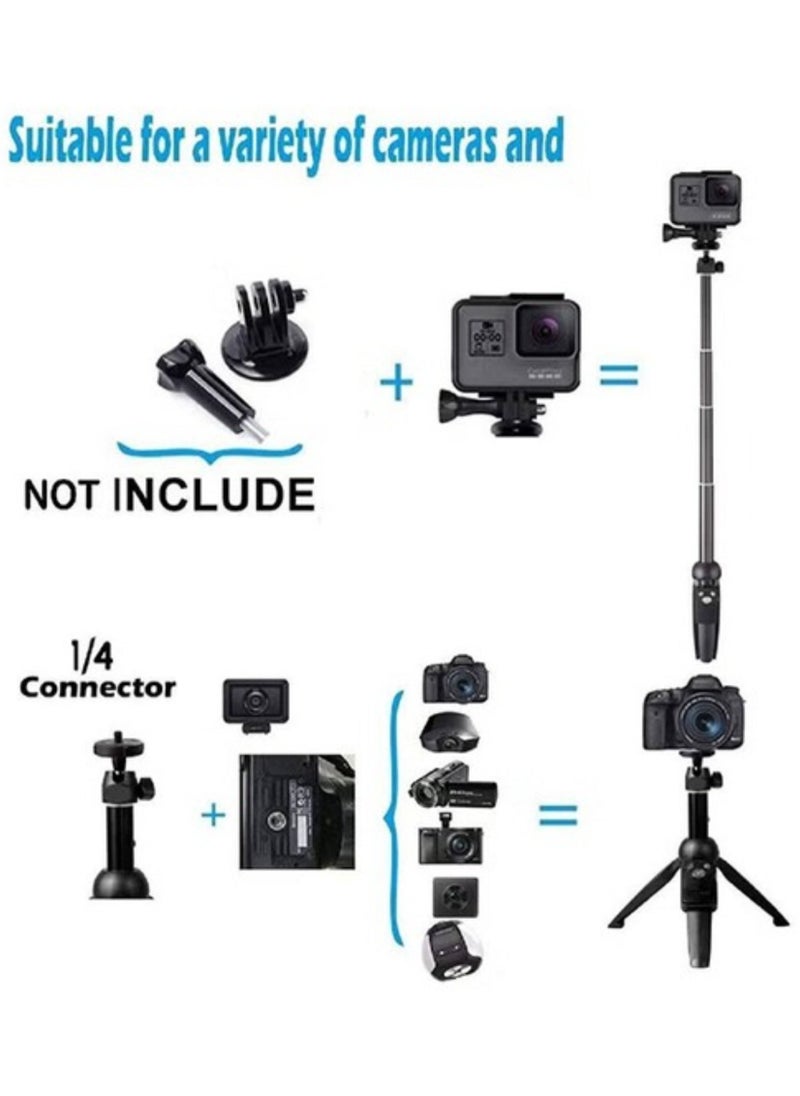 Raxoom K20 Bluetooth 4.0 Wireless Selfie Stick Integrated Tripod for Smartphones, Black - Image 2