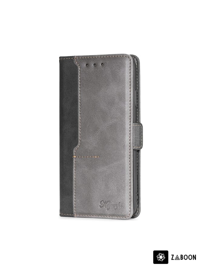 Zaboon Protective Case For Honor 50 Contrast Color Side Buckle Leather - Image 2