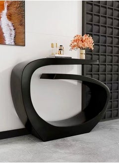 C&C Home Modern Abstract Metal Frame Design Console Table Hallway Entry Table Narrow Sofa Side Table for Living Room Entryway Corridor 120 x 30 x 85 cm (Fully Assembled)  - Image 4