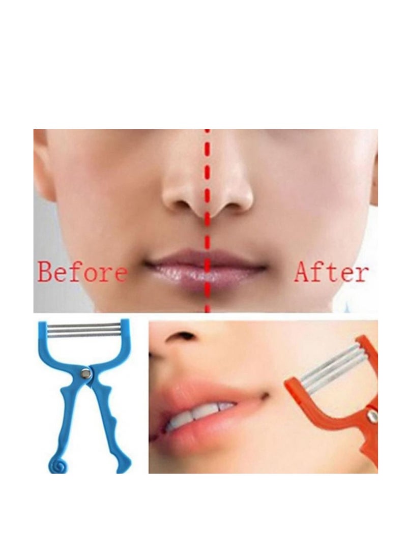 SYOSI Portable Facial Epilator - 3-Piece Set for Women's Face Hair Removal - Manual Handheld Beauty Tool, Handheld Beauty Epilator Beauty Tools for Arms, Fingers, Lips - Image 5