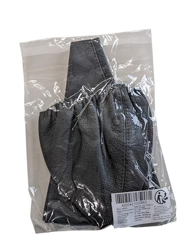 Generic L & P Car Design L&P A0019 Gear Stick Boot and Handbrake Gaiter Compatible with BMW 3 Series E46 100% Genuine Leather Black - Image 2