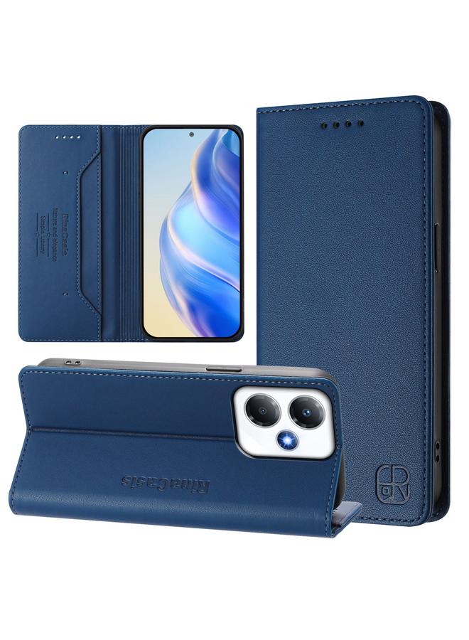 جرين تايجر جراب لهاتف Infinix Hot 30 Play 4G / NFC 4G RC01 جراب هاتف جلدي مزدوج الطي مزود بخاصية الشفط المغناطيسي بتقنية RFID - Image 1