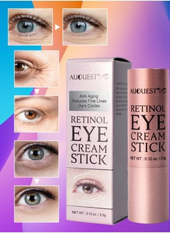 AuQuest Retinol Eye Stick Anti Wrinkle Eye Cream for Puffy Eyes Dark Circles Eye Bags Crows Feet Wrinkles Reduces Wrinkles Saggy Skin Puffy Eyes  - Image 1