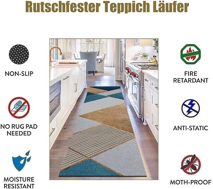 KRLZ Kitchen Mats for Floor NonSlip Memory Foam Kitchen Mat Waterproof Cushioned Anti Fatigue Mat 2 Piece Ergonomic Standing Mat for Bar OfficeDesk Laundry40 120cm40 60cm M2 - Image 5