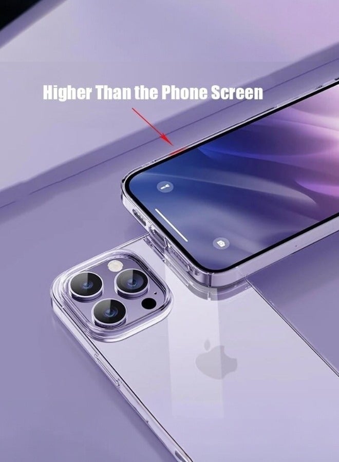 جيرفور جراب موبايل ايفون 14 بلس (iPhone 14 Plus) مضاد للصدمات, غطاء حماية مضاد للخدش, مصنوع من البولي يورثين الحراري عالي الجودة - شفاف - Image 3
