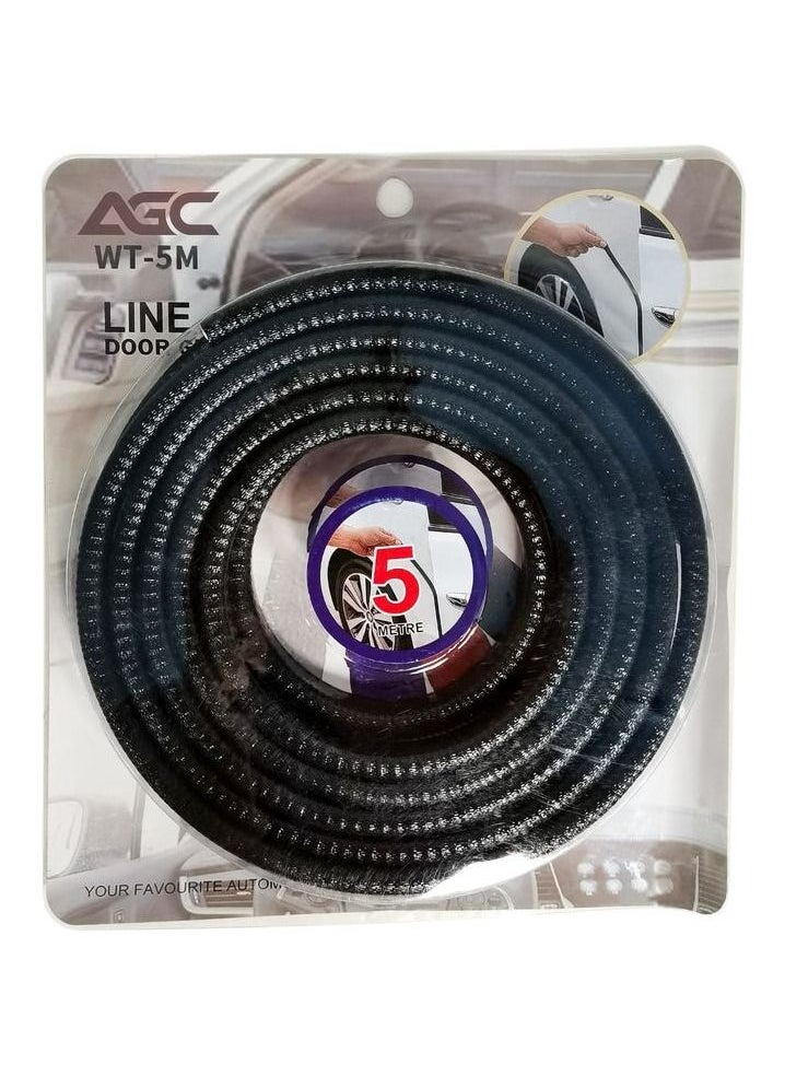 Agc - AGC RB10074 Car Door Edge Protector 5 Meter High Quality Rubber Seal Protector Car Door Scratch Protector - Image 1