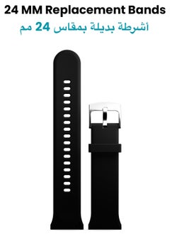 TinyMoose Tempo Watch Band Classic Liquid Silicone Strap Compatible with Tinymoose Tempo Smartwatch - Midnight Black  - Image 2