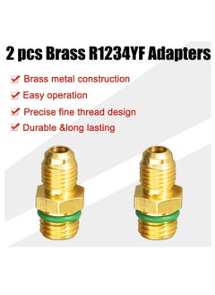 Generic Quick Coupler Adapter Fittings R1234yf High Side And Low Side For Air Conditioning Evacuation  - Image 4