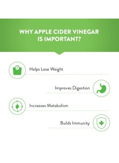 Swisse High Strength Apple Cider Vinegar - 120mg Acetic Acid - Made with 100% Australian Apples - Contains the Mother - Healthy Weight Management - 60 Tables - Health Supplement  - Image 2