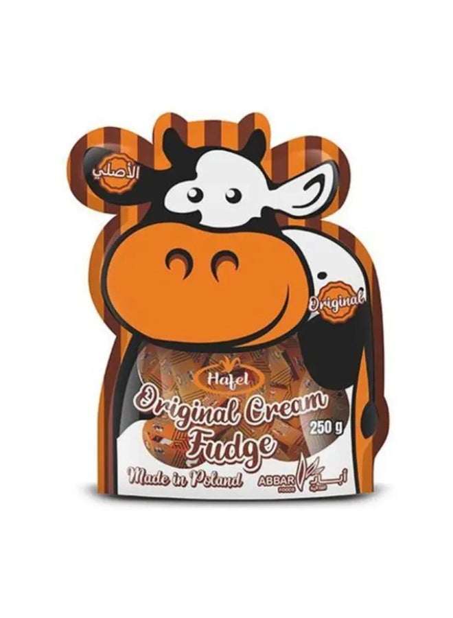 Hafel Cow Shape Original Cream Fudge, 250g - Pack of 1