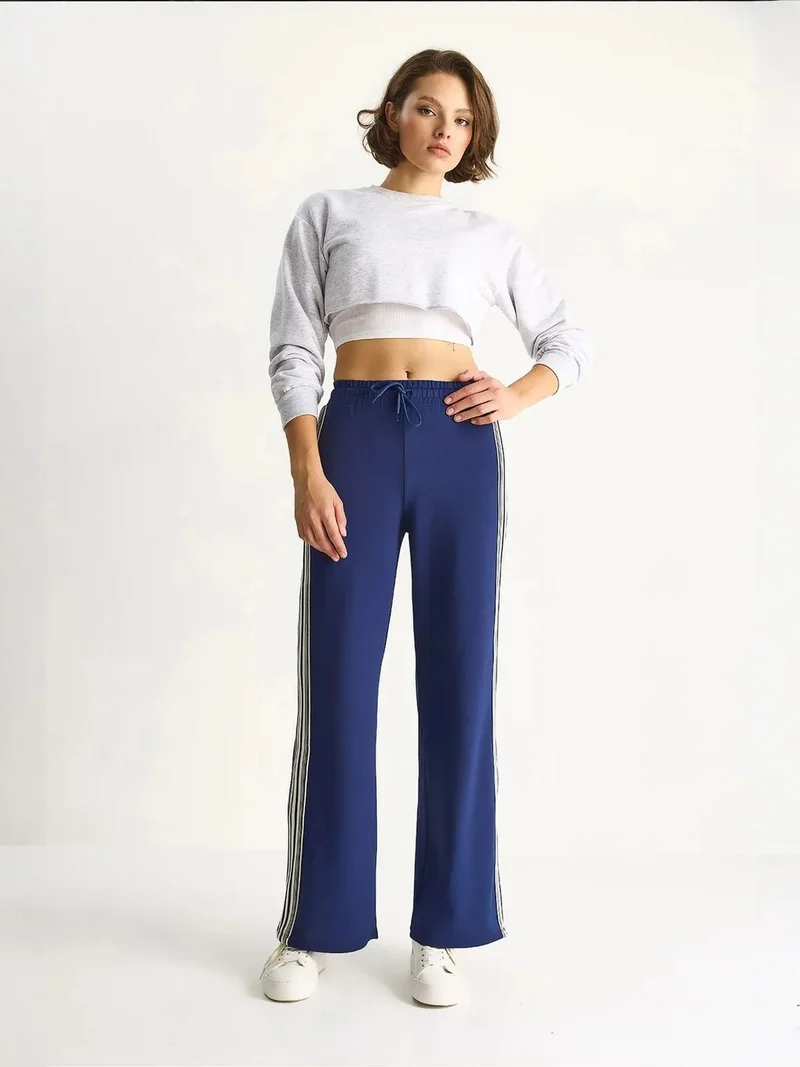 Bianco Lucci LUCCI Wide Leg Sweatpants
