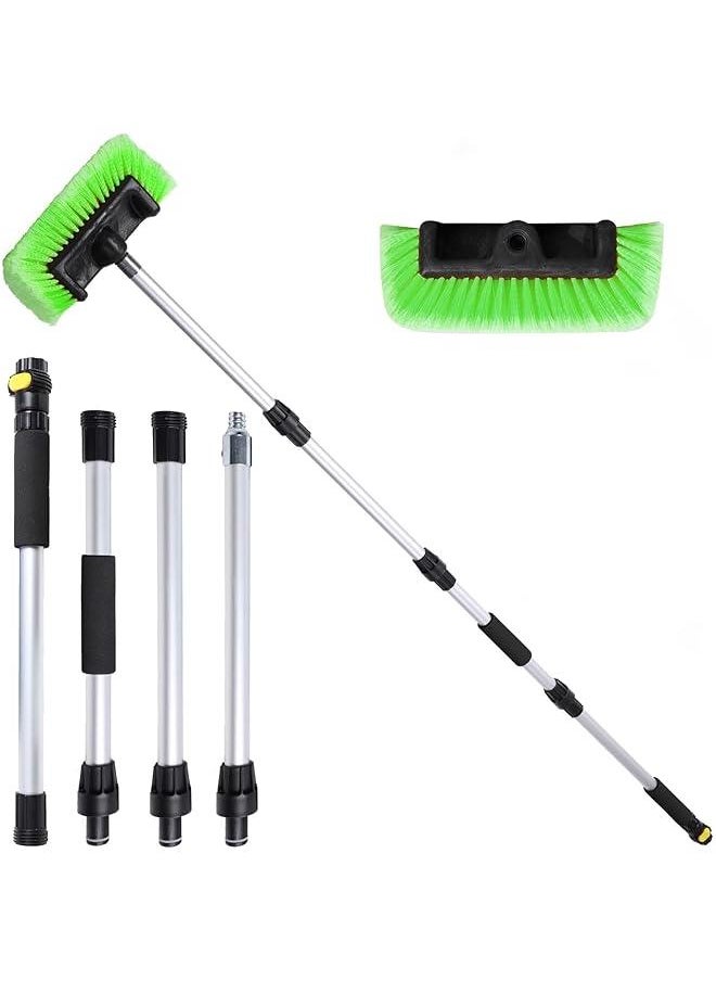 بيوينتي Car Wash Brush with Long Handle for Car Truck Boat Washing (Green, 69 inch) 