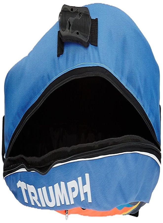 ترايامف مضرب تنس الريشة Triumph Ray-4000 قطعة واحدة خفيف الوزن مع حقيبة تنس الريشة Titan-3R ذات حجرة واحدة، لون سماوي/برتقالي - Image 5