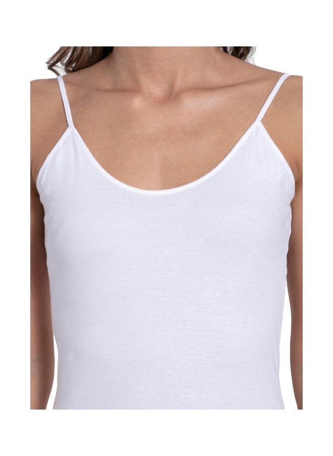 JOCKEY Jockey 1487 Women Super Combed Cotton Rib Camisole with Adjustable Straps and StayFresh Treatment  - Image 5