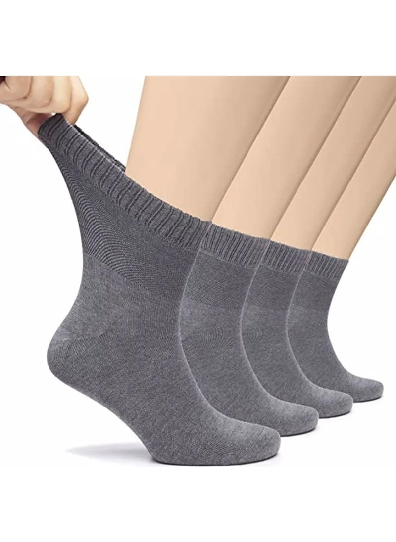 Trenderrs Women (36 - 40) Cotton Combed Cotton Socks Candy Socks Elasticless and Anti-Odor Socks 4 Pieces 