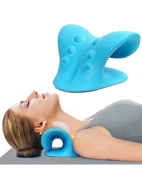 Neck and Shoulder Relaxer,Neck Stretcher Pillow for Neck Pain Relief