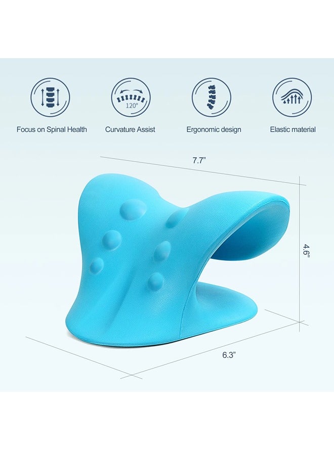 Neck and Shoulder Relaxer,Neck Stretcher Pillow for Neck Pain Relief