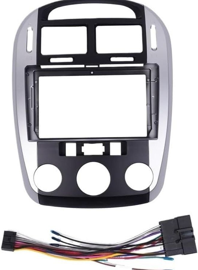 بلاك 9 بوصة 2 دين سيارة جي بي إس ملاحة ستيريو لسيارات سيراتو 2007-2016 إطار لوحة الراديو فاسياس - Image 1