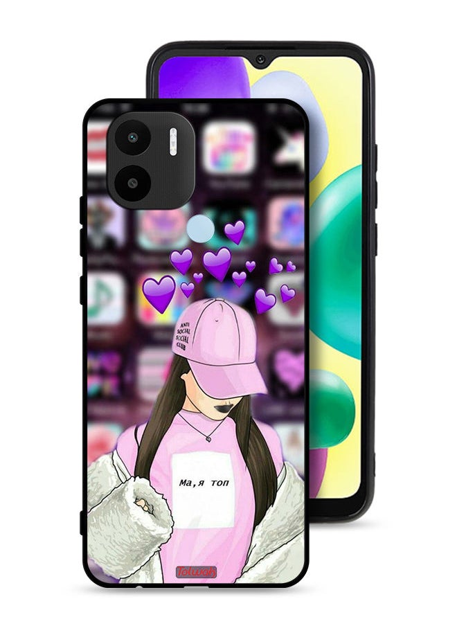 Tolwak Xiaomi Redmi A1 Plus Protective Case Cover Anti Social Club  - Image 1