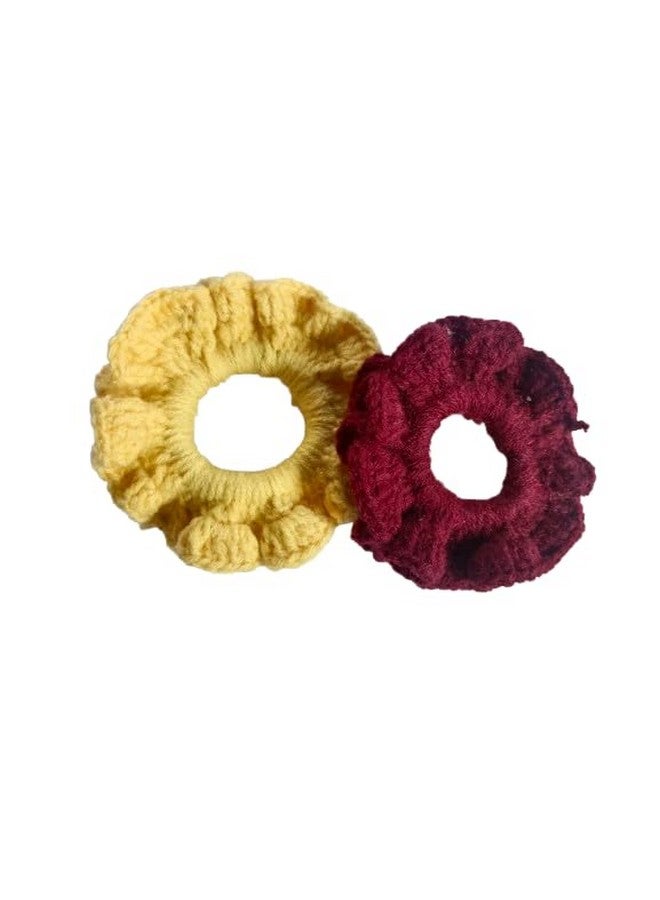 YONIMI Handmade Crochet Scrunchies For Women and Girls - Image 3