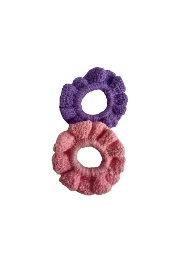 YONIMI Handmade Crochet Scrunchies For Women and Girls - Image 2