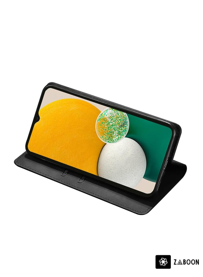 Zaboon Protective Case For Motorola Moto E32 India/E22s 4G Global Skin Feel Magnetic Horizontal Flip Leather - Image 5