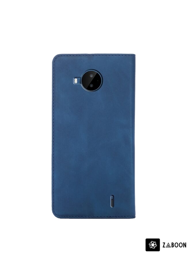 Zaboon Protective Case For Motorola Moto E32 India/E22s 4G Global Skin Feel Magnetic Horizontal Flip Leather - Image 3