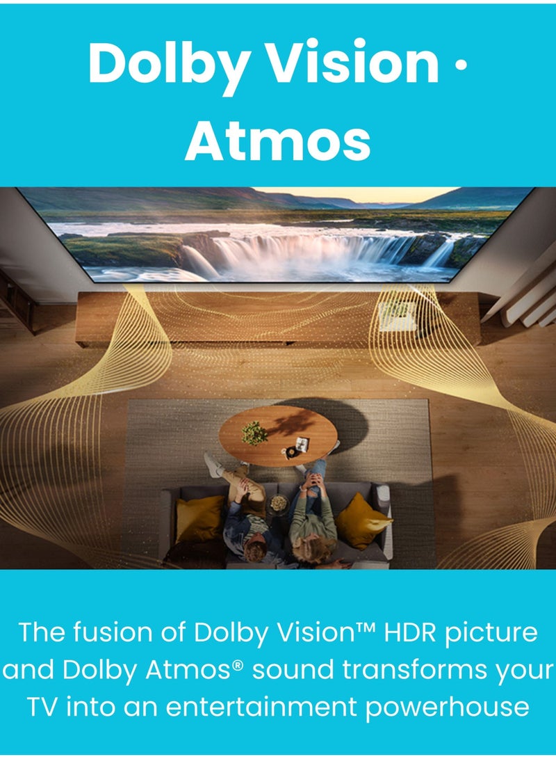 Hisense 58Q6Q  International Model | 58 Inch QLED 4K 60Hz VIDAA Smart TV | QLED Colour| Dolby Vision | Dolby Atmos | AI 4K Upscaler | AI Smooth Motion | Game Mode Plus 60Hz ALLM | Game Bar | Voice Control 58Q6Q Black - Image 5