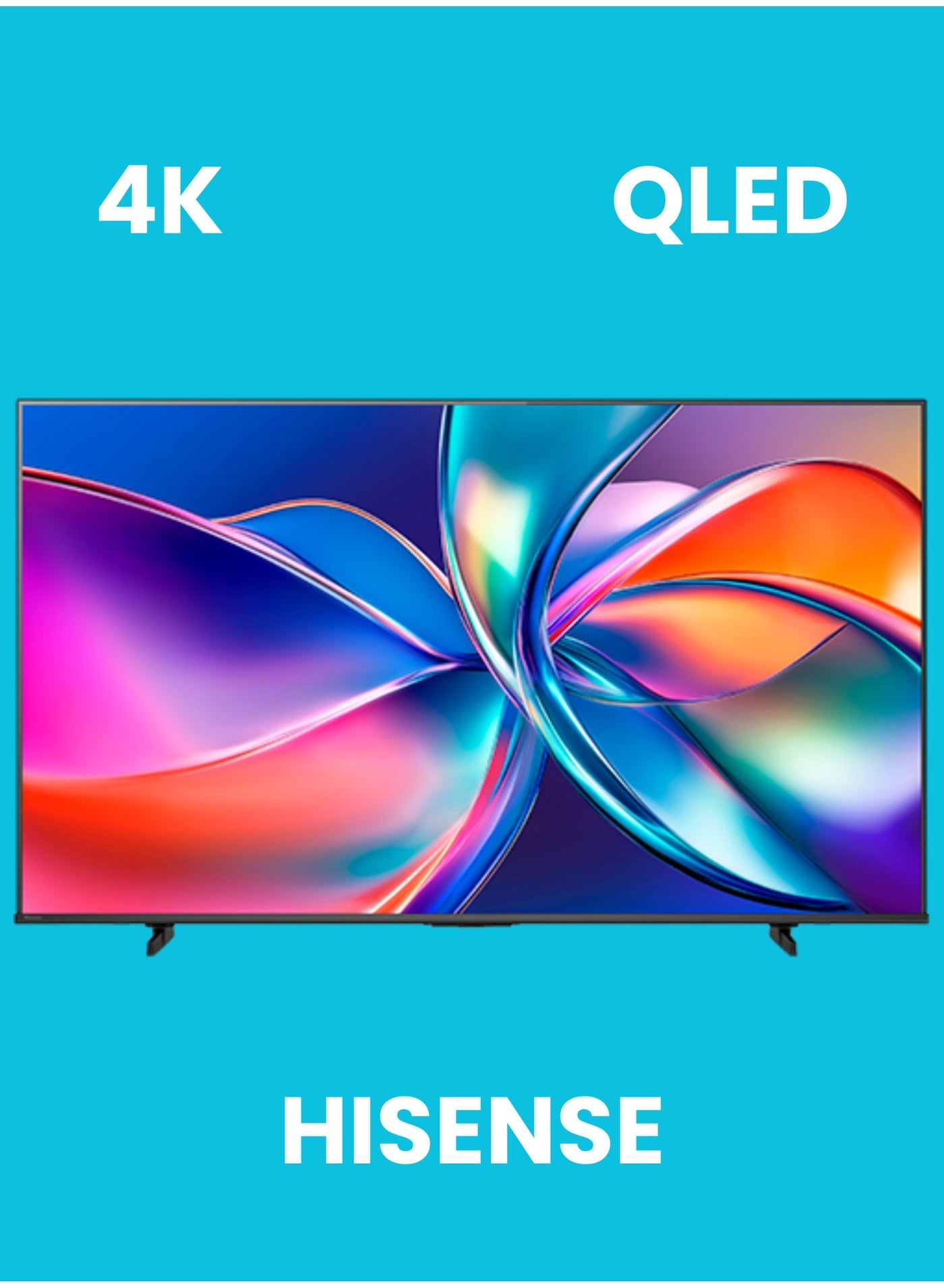 58Q6Q International Model | 58 Inch QLED 4K 60Hz VIDAA Smart TV | QLED Colour| Dolby Vision | Dolby Atmos | AI 4K Upscaler | AI Smooth Motion | Game Mode Plus 60Hz ALLM | Game Bar | Voice Control 58Q6Q Black