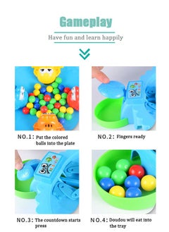 Ssovi Children's Frog Eating Beans Toys Feeding Little Frog Swallowing Beads Grab Beads Battle Boys And Girls Competitive Tabletop Game  - Image 4