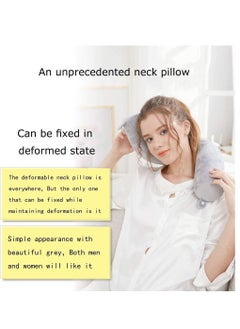 Y&D Twist Memory Foam Travel Pillow Neck Pillows Accessories Traveling on Airplane, Bus, Train at Home  - Image 2