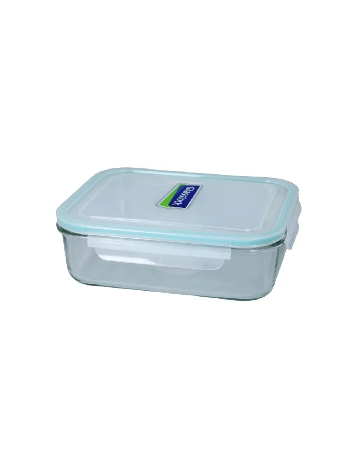 Glasslock Classic Tempered Glass Rectangular Food Container Clear 1980 ml MCRB-200
