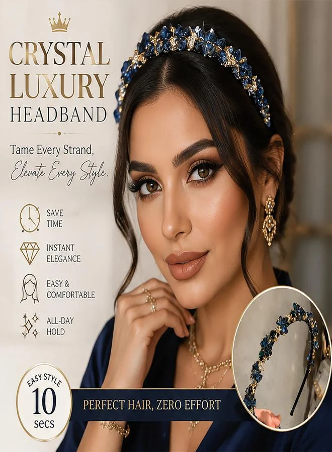 Take Two  Crystal Rhinestone Headband for Women | Best Price UAE