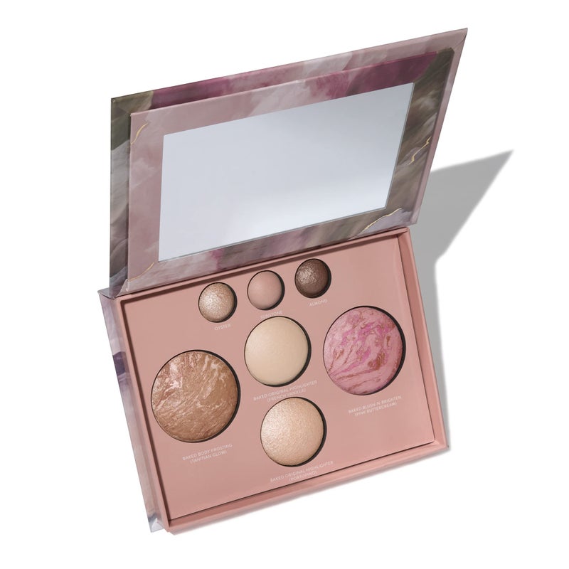 LAURA GELLER NEW YORK The Best of the Best Baked Palette - Full Size - Includes Bronzer, Blush, 2 Highlighters and 3 Eyeshadows - Travel-Friendly - Image 1