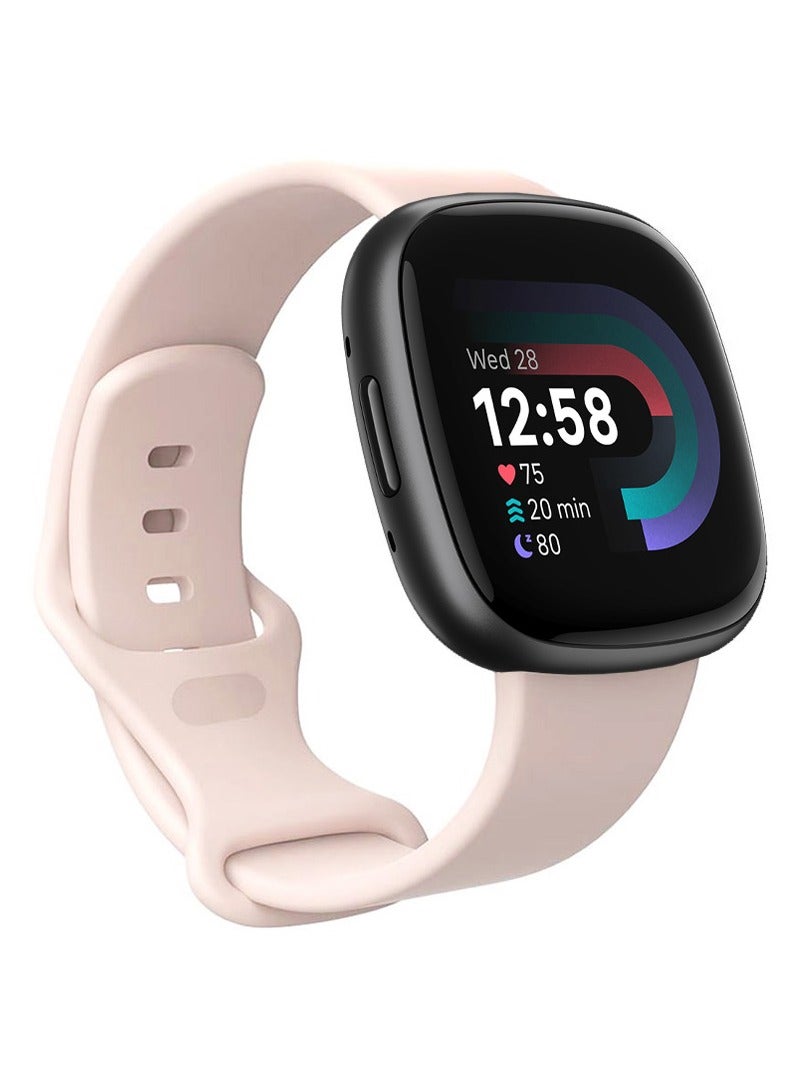 CATANES Soft Silicone Replacement Strap Watch Band for Fitbit Versa 4 Band / Fitbit Sense 2 Band Sport Wristband - Image 2