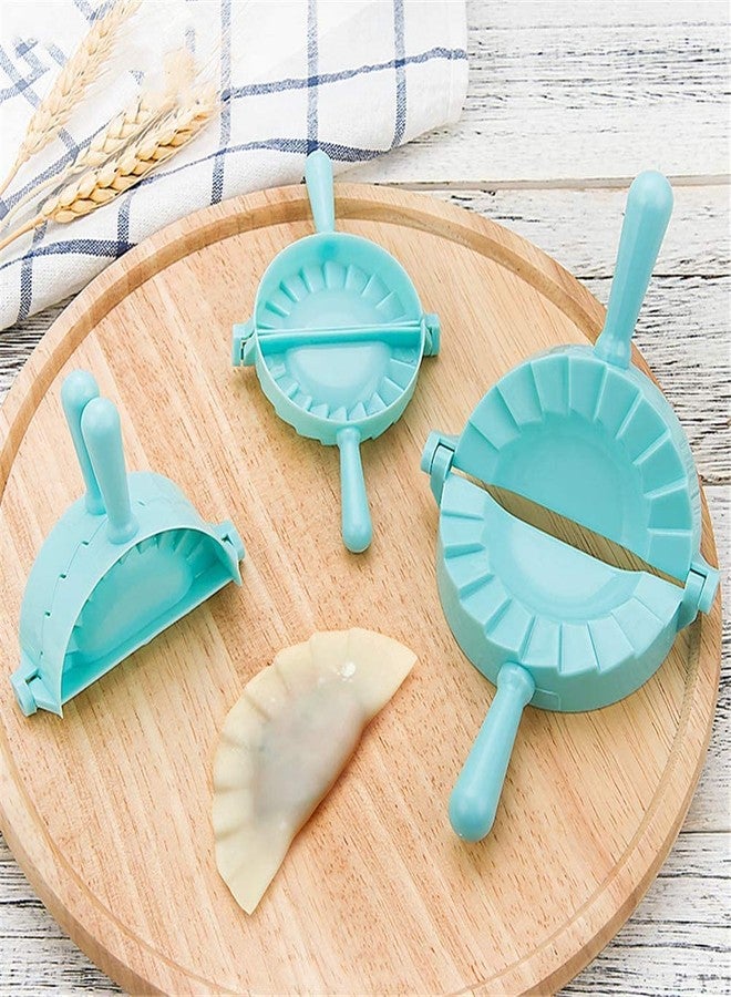 VolksRose Ravioli Maker Set, VolksRose 3 Pack Plastic Pierogi Dumpling Maker Wrapper Pastry Dough Press Pie Empanada Press Mould Pastry Crimpers, Pelmeni Dumplings Kitchen Cooking DIY Tool, Round Shape, S M L - Image 1