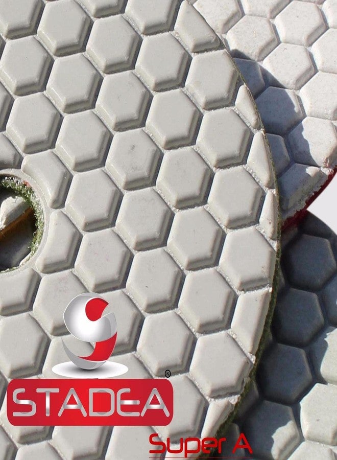 الملعب وسادة تلميع ماسية Stadea PPD156K جافة مقاس 3 بوصات - خرسانة، جرانيت، حجر، زجاج، حبيبات 200 - Image 2