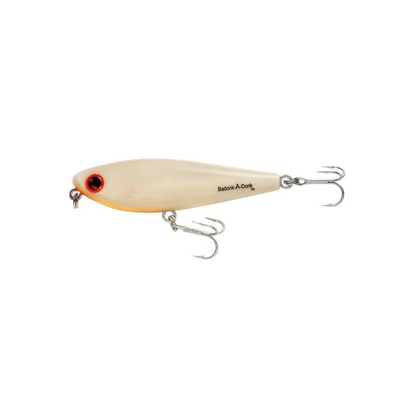 BOMBER Lures BadonkADonk High Pitch Saltwater Grade 312Inch BoneOrange Throat BSWDTH3349 - Image 2