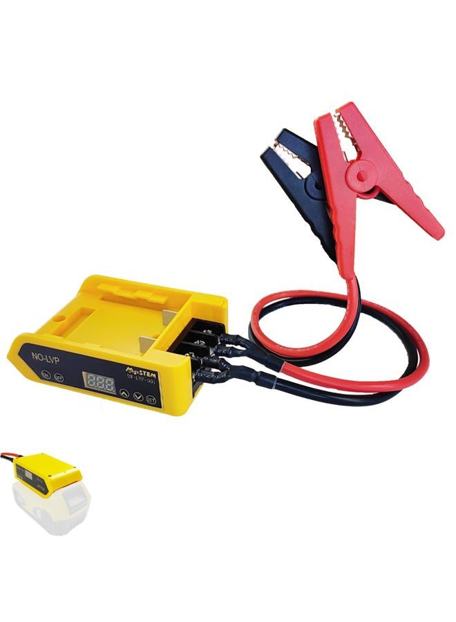 MgcSTEM Battery Jumper Cables Compatible with De.Walt Battery Jumper Cables, Automotive Booster Cable for Car Jump Starting Using Tool 8AWG 2.02FT - Image 1