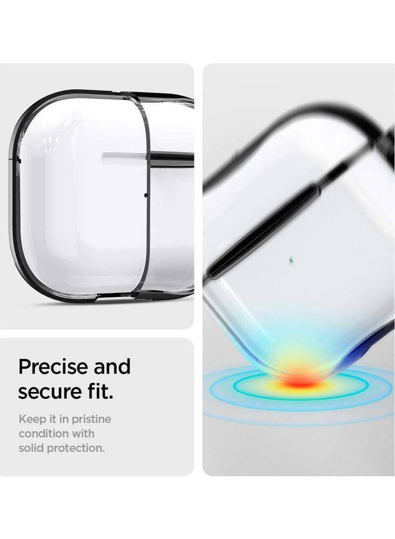 سبايجن الترا الهجين ل Airpods 3 3rd الجيل مع المفاتيح حالة غطاء 2021 جيت الأسود - Image 3