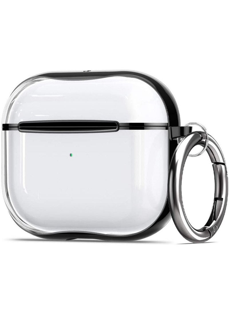 Spigen - Ultra Hybrid for Airpods 3 3rd Generation with Keychain case cover (2021) - Jet Black - Image 1