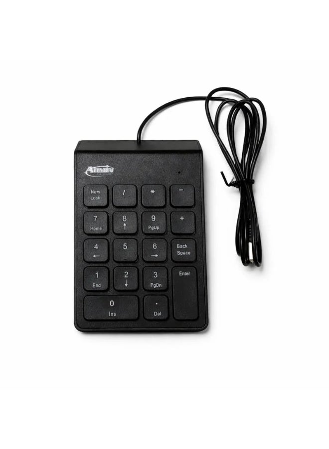 ADMIN TECHNOLOGY Mini USB ADMIN numeric keypad – Slim design, 18 buttons - Image 2